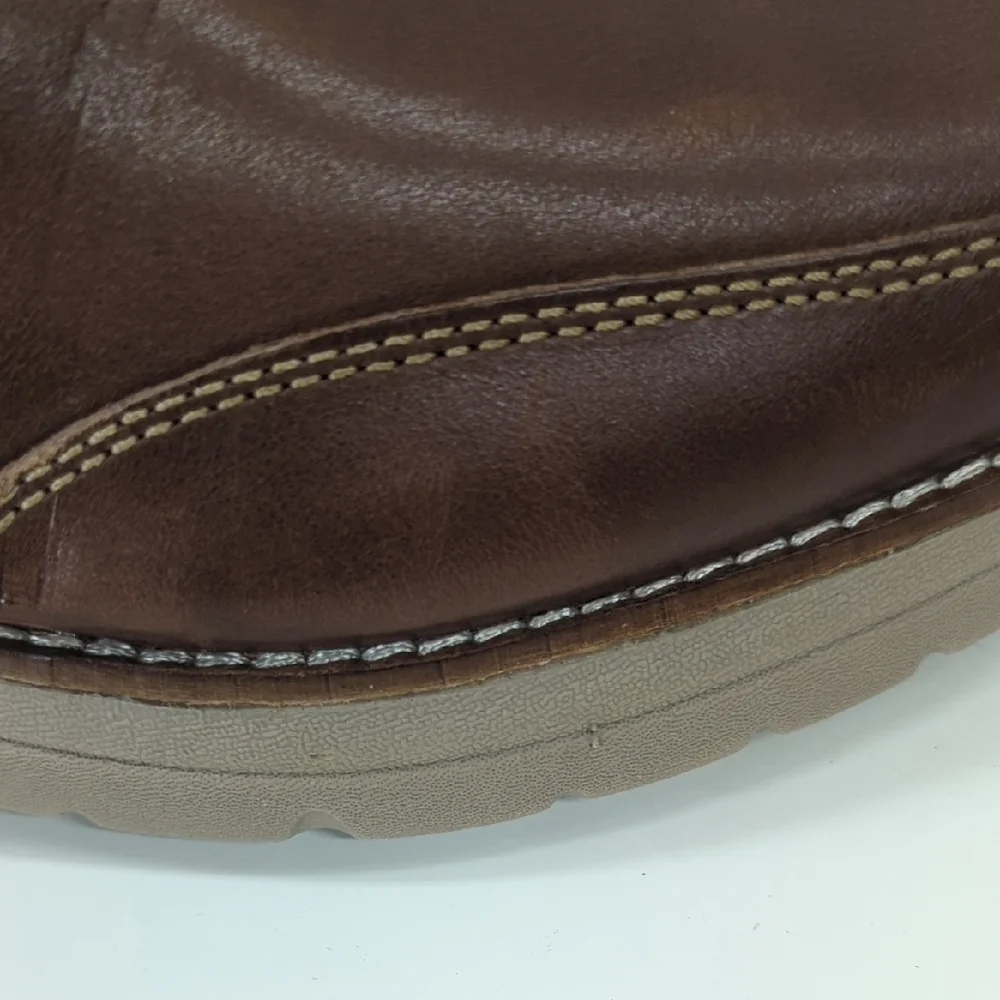 NEW Rockport Prowalker Slip On in Brown Leather Size 7.5